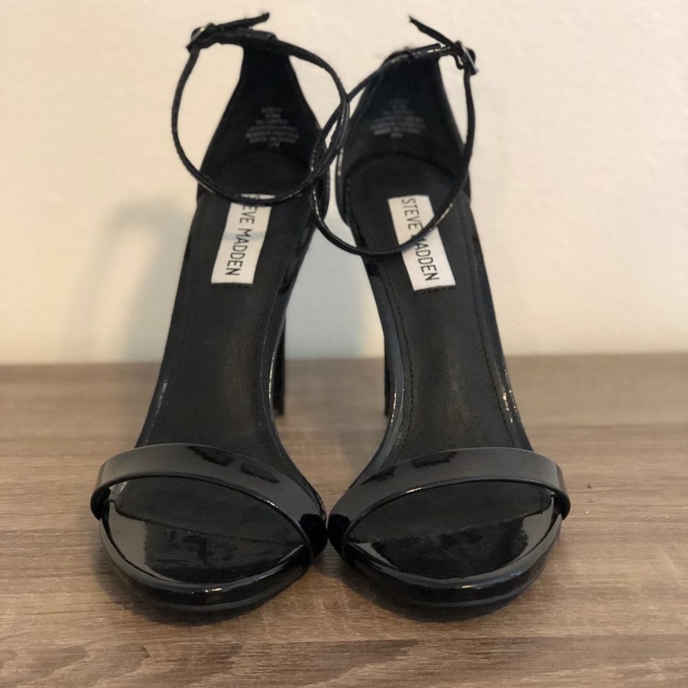 Steve Madden Black Patent Leather Heels